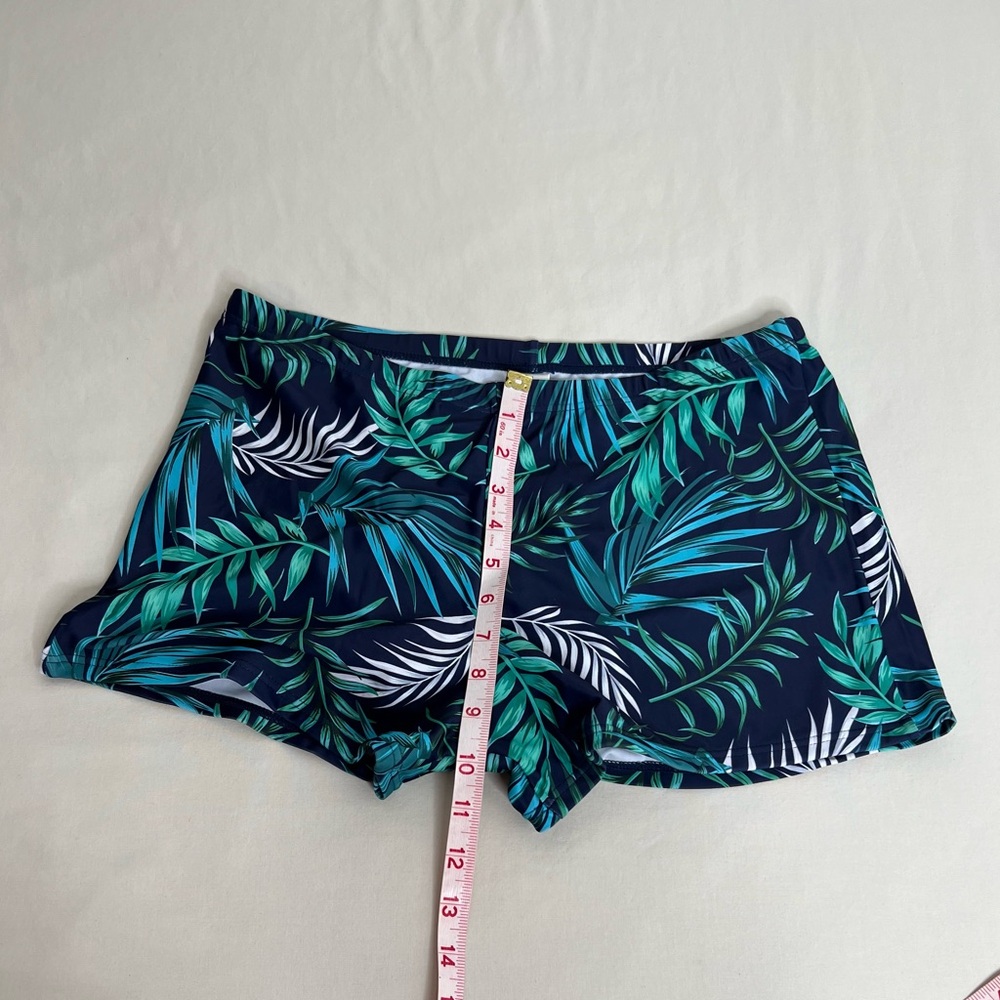 Daci Classic Fashion Two Piece Long Sleeve Swim Top Size XL Built In Bra - Picture 10 of 12